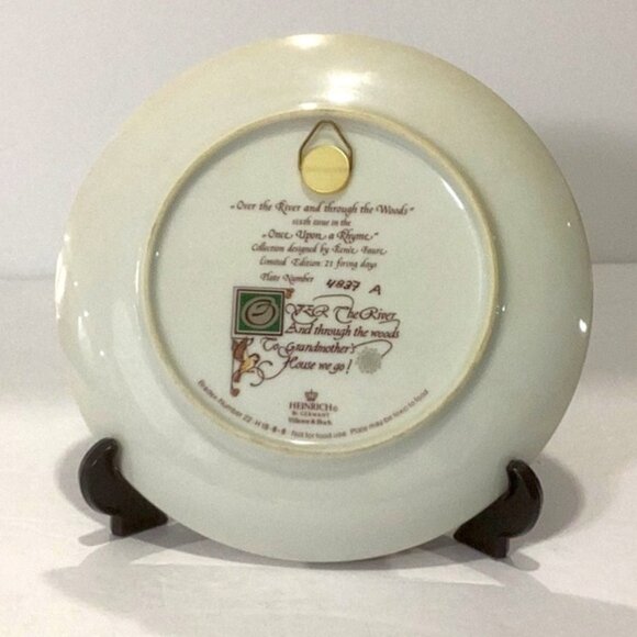 Vintage Heinrich Set of 3 Villeroy &‎ Boch Once Upon A Rhyme Plates Collectable - Picture 3 of 10